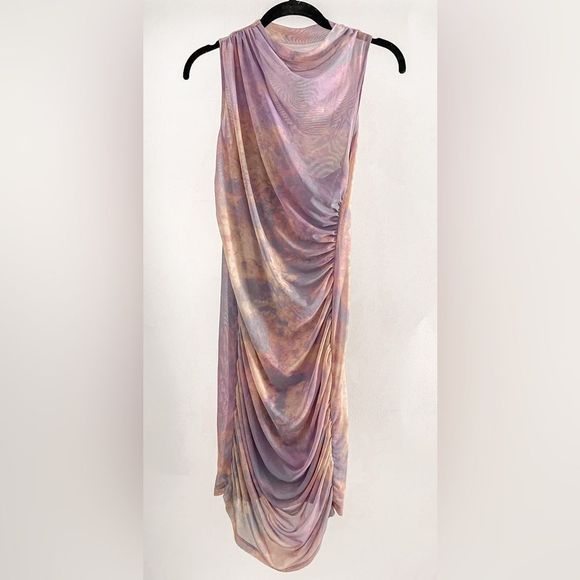 ZARA WOMAN NWT SHORT PRINTED TULLE DRESS 3056/338/054/015 - Picture 2 of 11